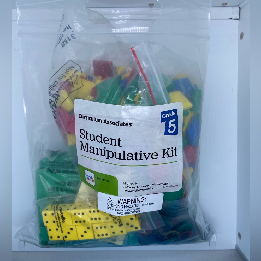 Grade 5 Student Manipulative Kit - Multicolor